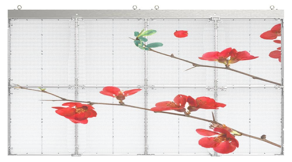 led screen transparent διάφανη οθόνη λεντ styled