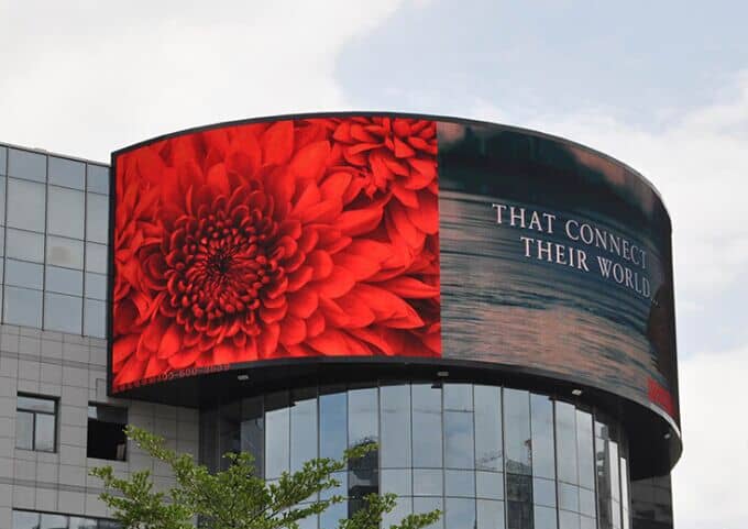 Flexible curved Led Screen ευκαμπτες κυρτές καμπύλες οθόνες λεντ Skyled